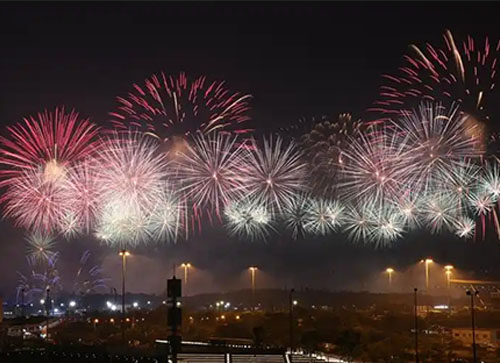 万宁市焰火晚会